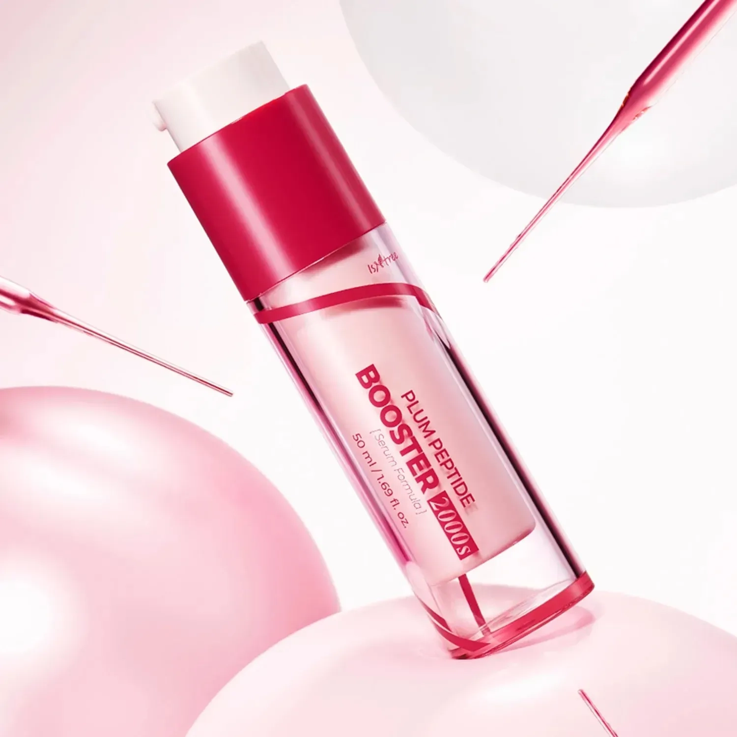Омолоджуюча сироватка з пептидами та спікулами - IsNtree Plum Peptide Booster 2000s, 50 мл - фото N2