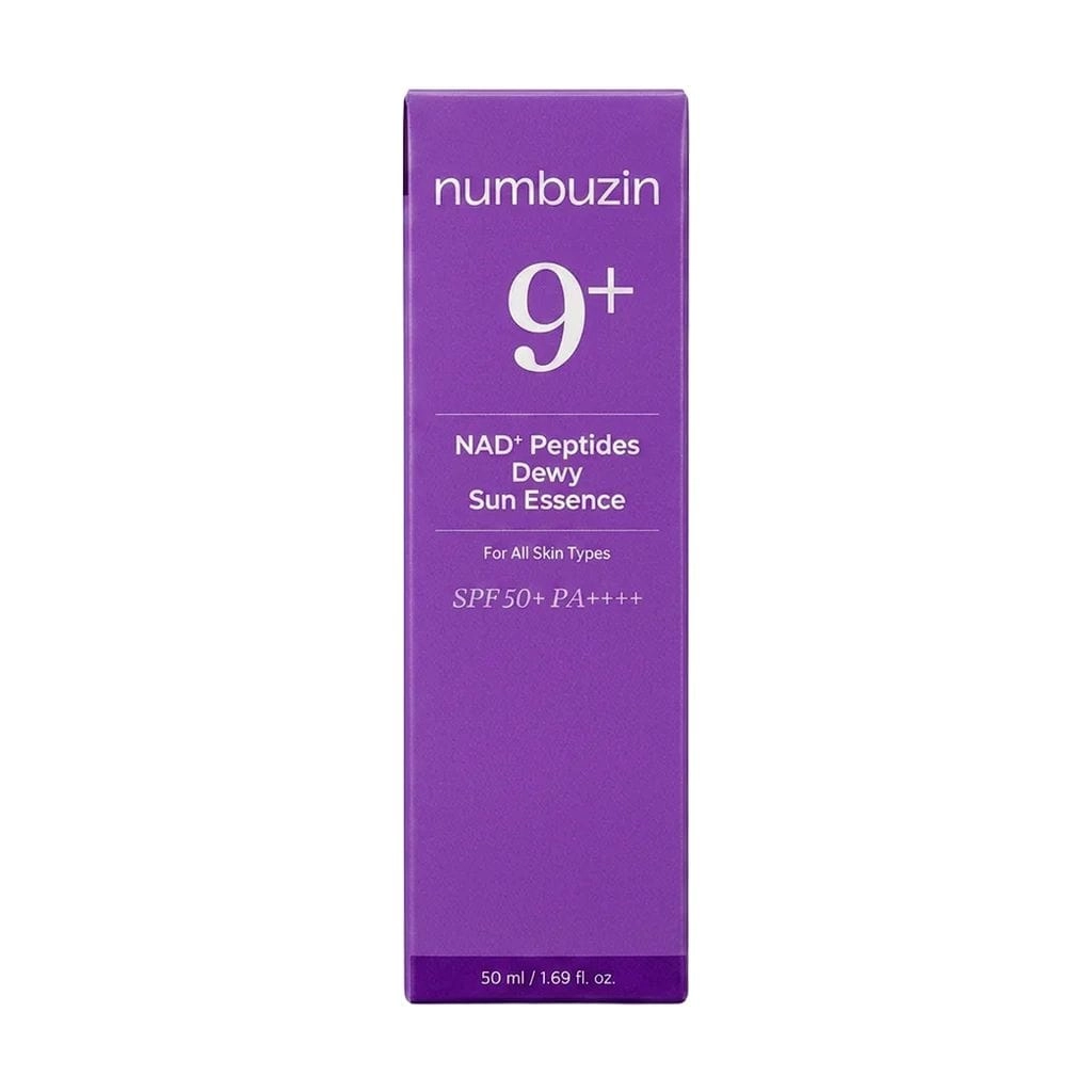 Есенція сонцезахисна для обличчя - NUMBUZIN No.9 NAD+ Peptides Dewy Sun Essence, 50 мл - фото N3