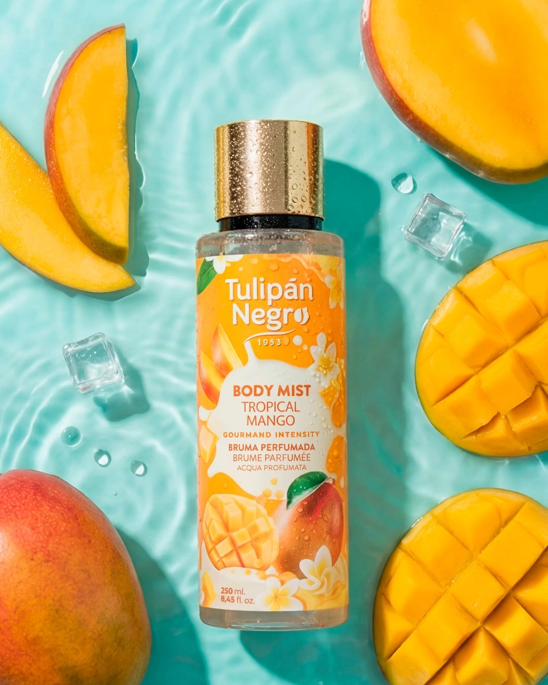 Мист для тела "Тропическое манго" - Tulipan Negro Tropical Mango Body Mist, 250 мл - фото N2