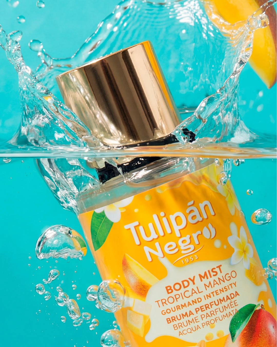 Мист для тела "Тропическое манго" - Tulipan Negro Tropical Mango Body Mist, 250 мл - фото N4