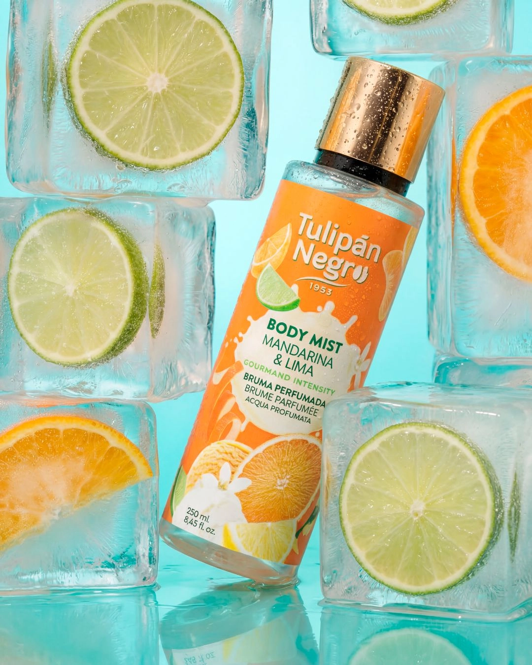 Мист для тела "Мандарин и лайм" - Tulipan Negro Mandarina & Lima Body Mist, 250 мл - фото N2