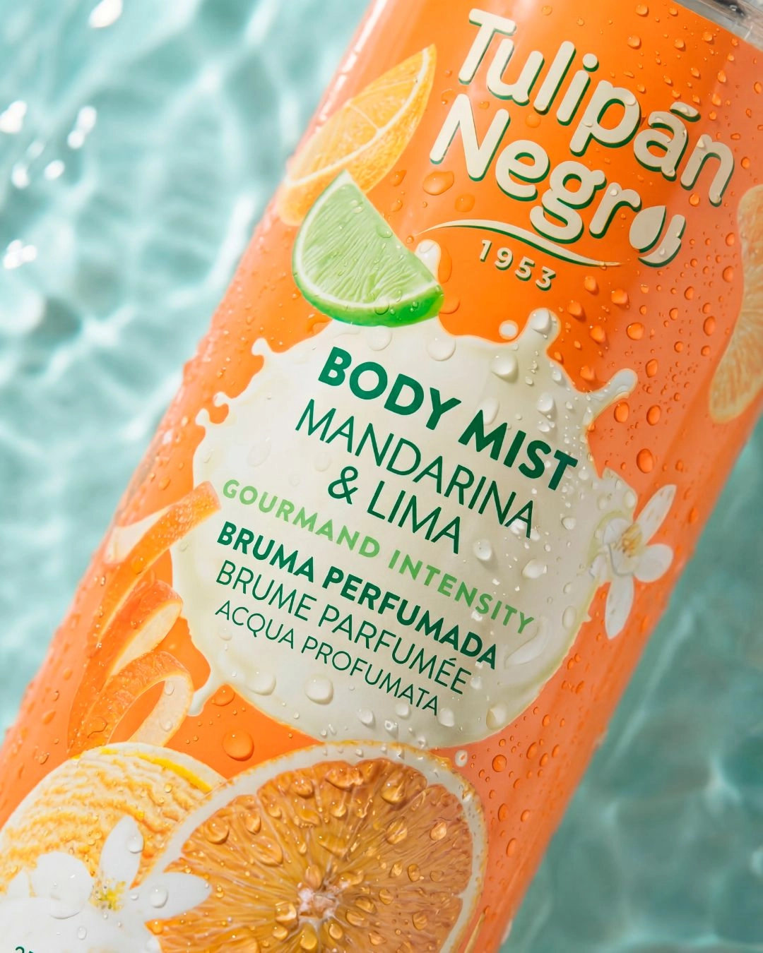 Мист для тела "Мандарин и лайм" - Tulipan Negro Mandarina & Lima Body Mist, 250 мл - фото N3