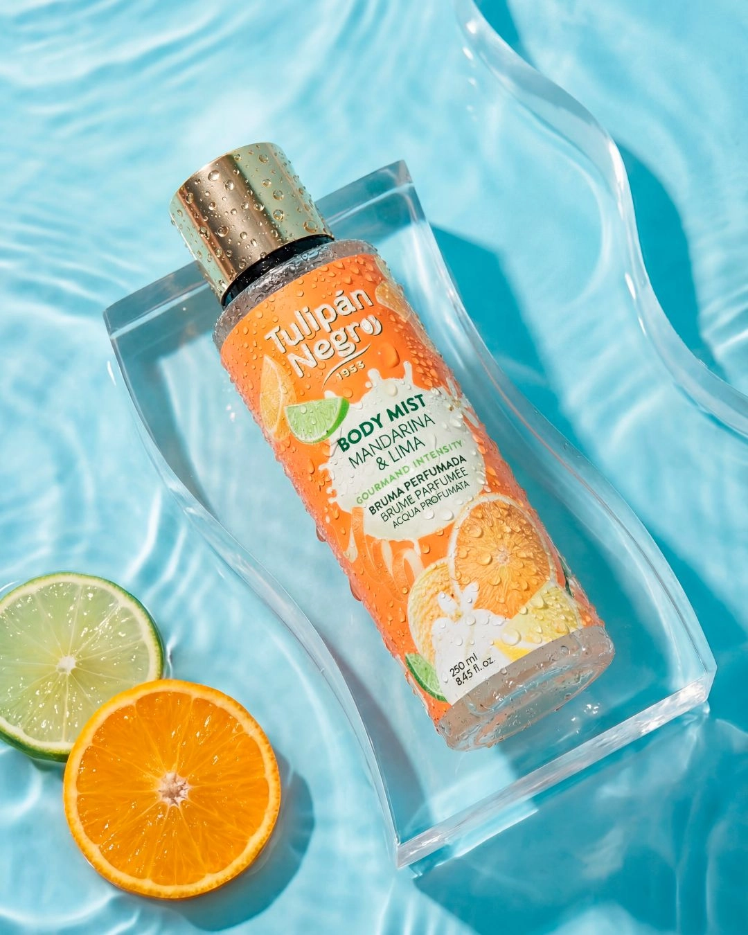 Мист для тела "Мандарин и лайм" - Tulipan Negro Mandarina & Lima Body Mist, 250 мл - фото N5