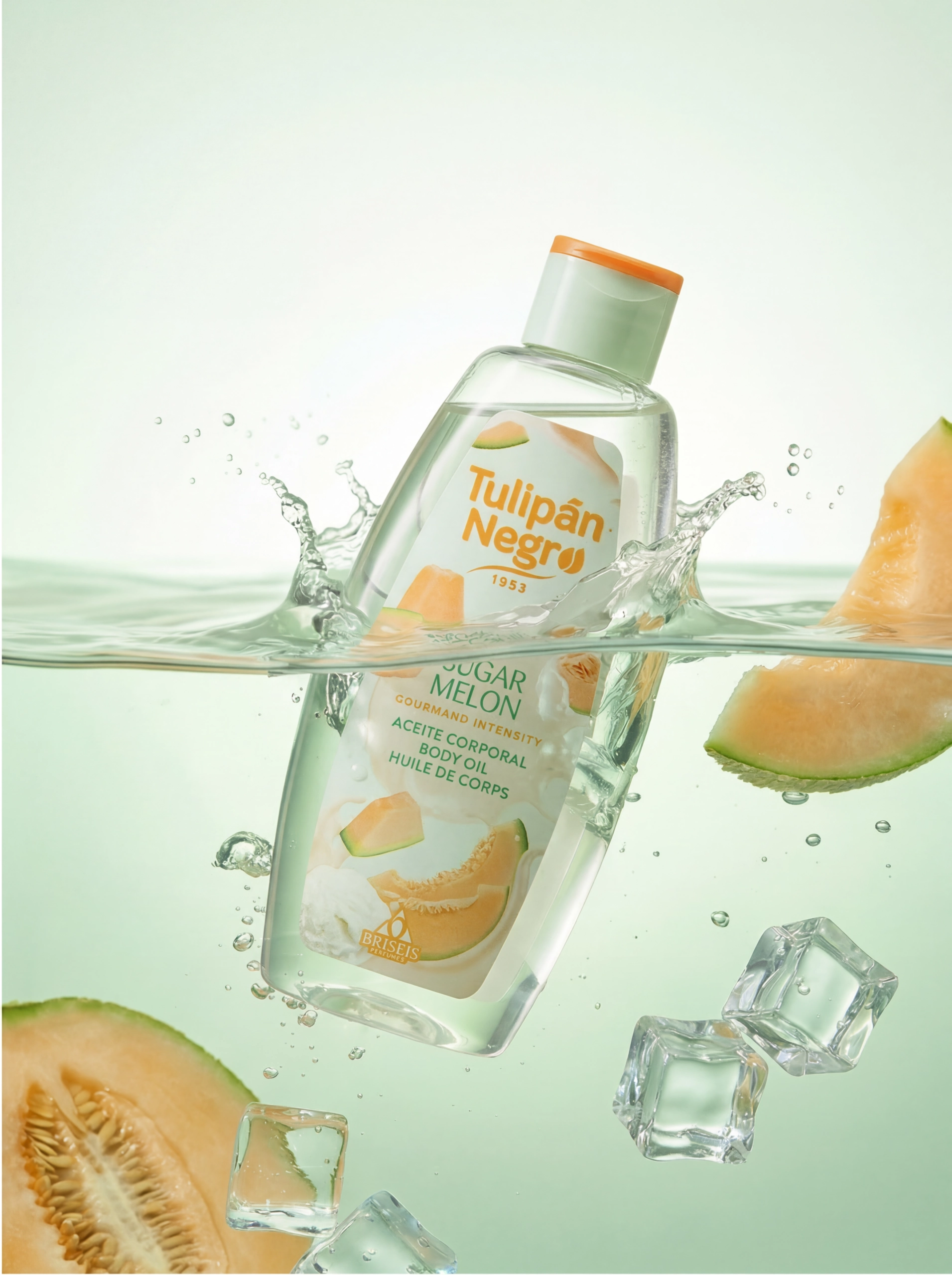 Масло для тела "Сахарная дыня" - Tulipan Negro Sugar Melon Body Oil, 200 мл - фото N4