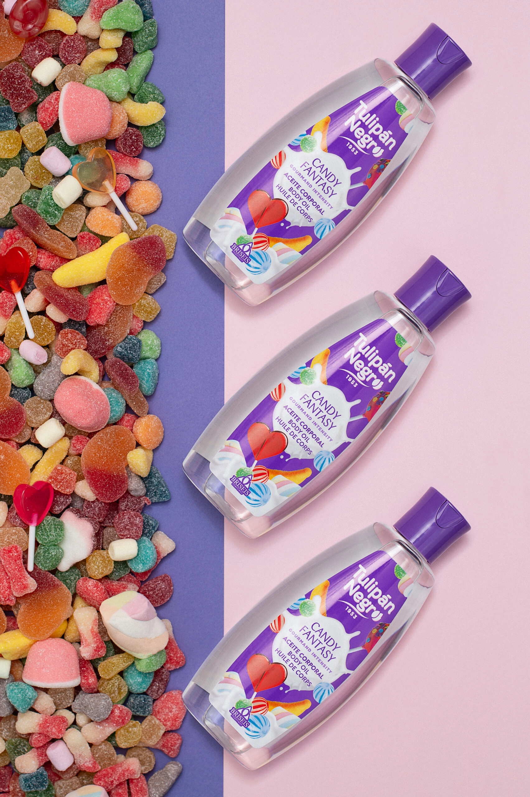 Масло для тела "Сладкие фантазии" - Tulipan Negro Candy Fantasy Body Oil, 200 мл - фото N2
