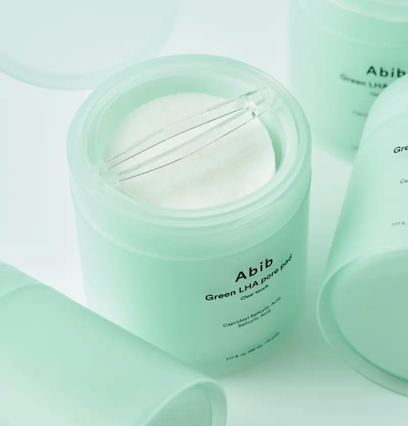 Очищуючі пілінг педи з кислотами - ABIB Green LHA Pore Pad Clear Touch, 60 шт - фото N3
