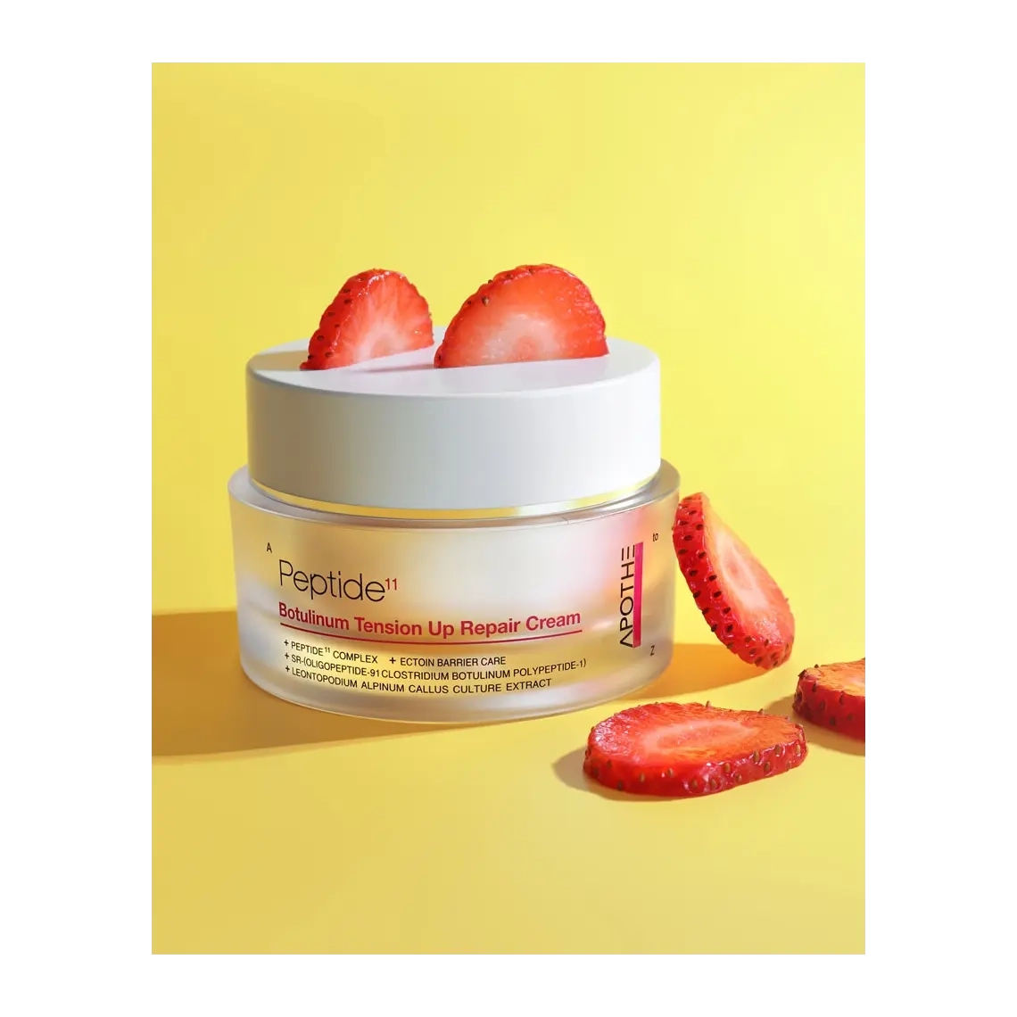Пептидный крем для лица с эффектом ботокса - APOTHE Peptide 11 Botulinum Tension Up Repair Cream, 50 мл, ПРИМЯТА УПАКОВКА - фото N2