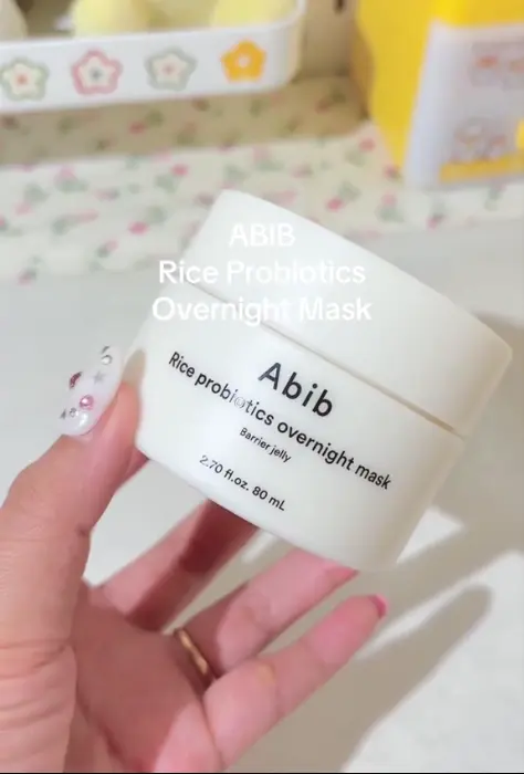 Желейна нічна маска ABIB Rice Probiotics Overnight Mask Barrier Jelly