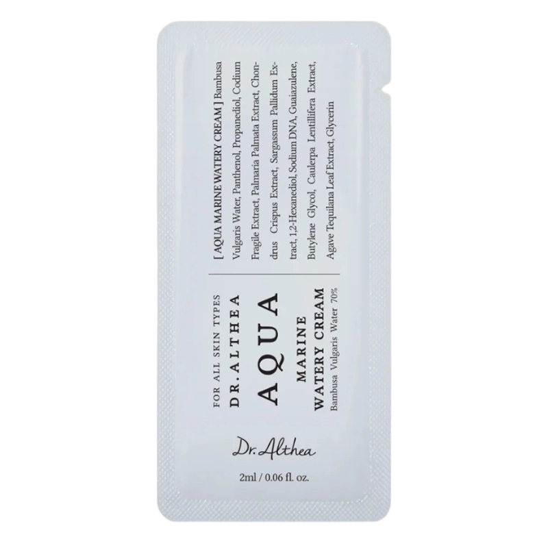 ПРОБНИК Зволожуючий крем для обличчя з бамбуком - Dr. Althea Aqua Marine Watery Cream, 2 мл - фото N1