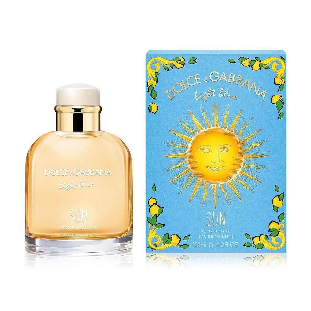 Dolce & Gabbana Light Blue Sun Туалетна вода чоловіча, 125 мл - фото N1