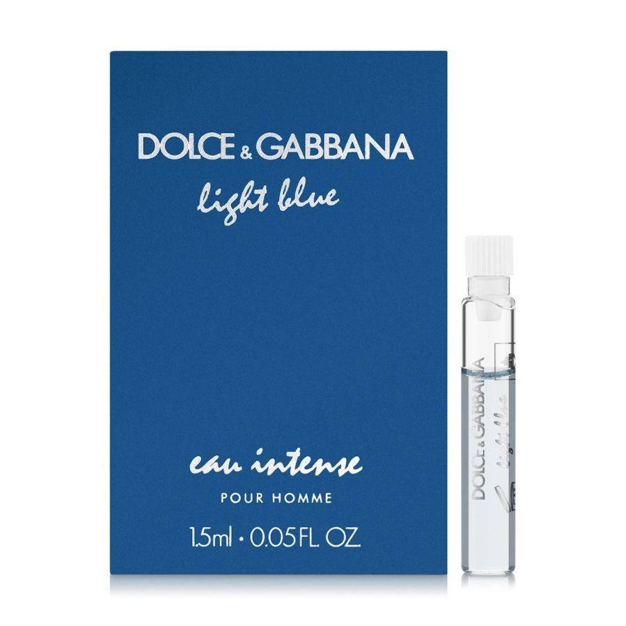 Dolce & Gabbana Light Blue Eau Intense Парфюмированная вода мужская, 1.5 мл (пробник) - фото N1