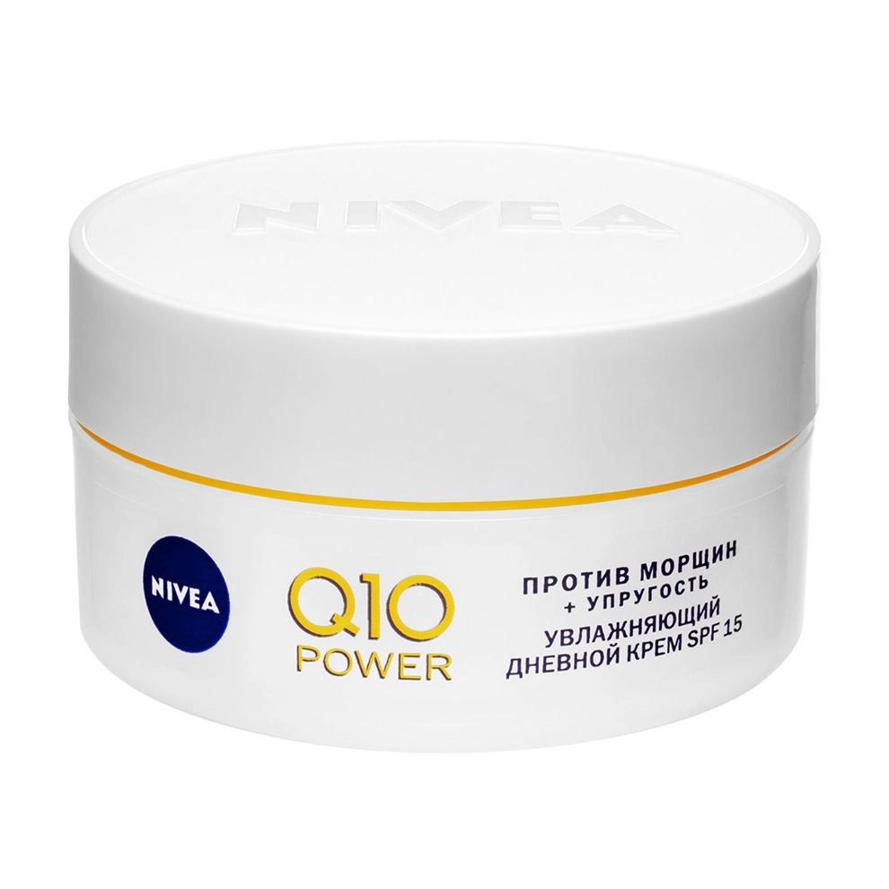 Nivea Зволожувальний денний крем Q10 Power проти зморщок + пружність, SPF 15, 50 мл - фото N2