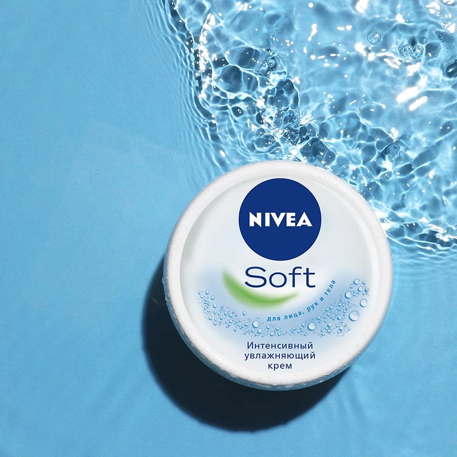 Nivea Інтенсивний зволожувальний крем Soft для обличчя, рук та тіла, з олією жожоба та вітаміном Е, 200 мл - фото N6