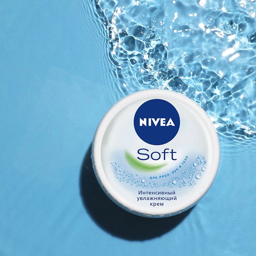 Nivea Интенсивный увлажняющий крем Soft для лица, рук и тела, с маслом жожоба и витамином Е, 100 мл - фото N6