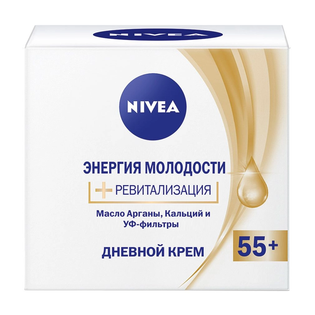 Nivea Крем для лица Энергия молодости + ревитализация, дневной 55+, 50 мл - фото N1