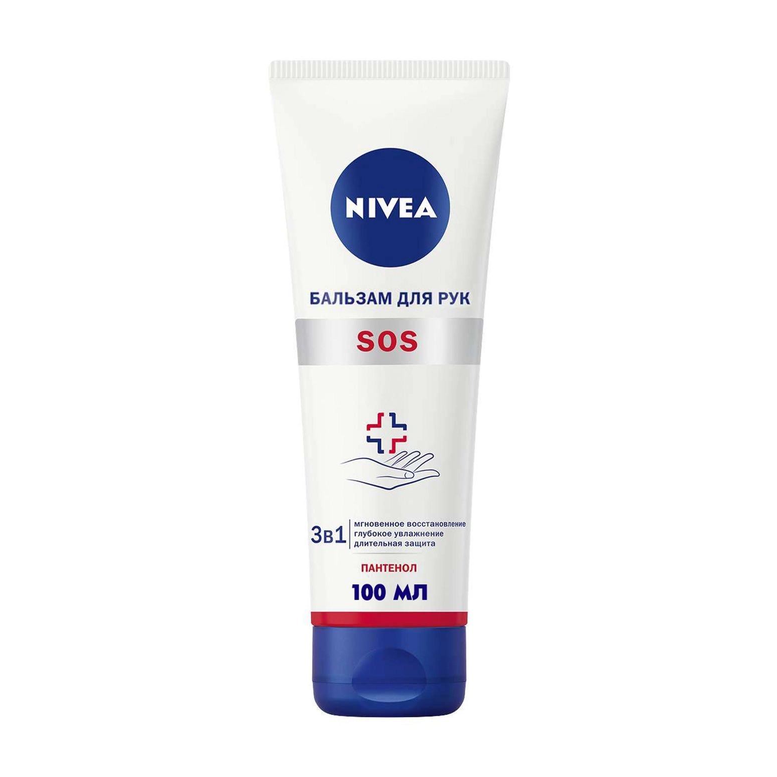 Nivea Бальзам для рук з пантенолом SOS для дуже сухої шкіри, 100 мл - фото N1