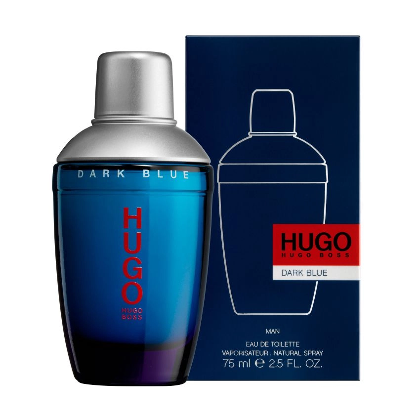 Туалетна вода чоловіча - Hugo Boss Dark Blue, 75 мл - фото N2