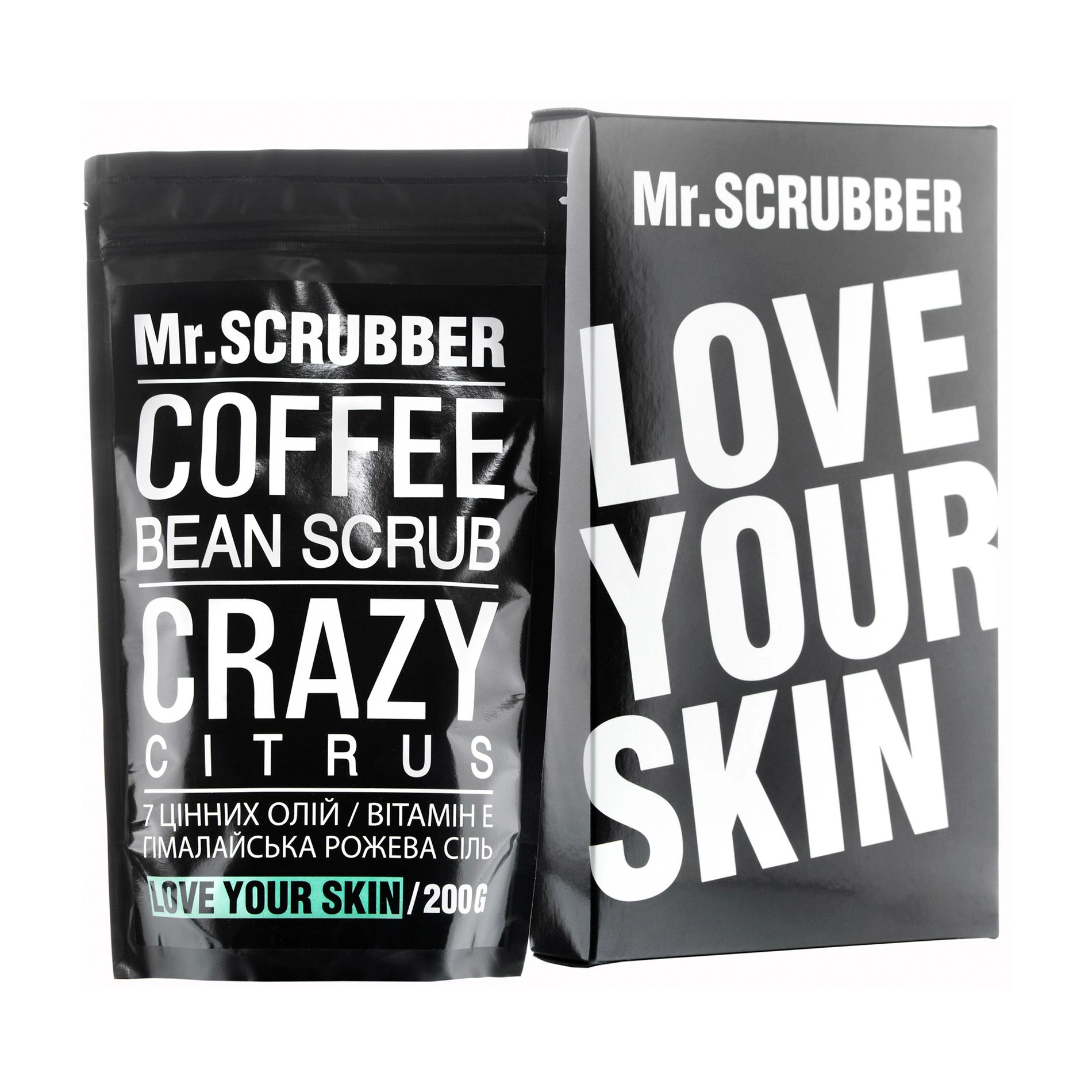 Mr.Scrubber Кофейный скраб для тела и лица Crazy Citrus для всех типов кожи, 200 г - фото N1