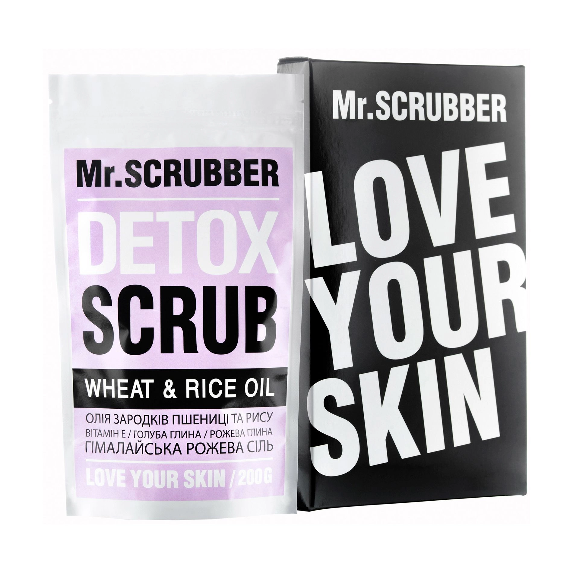 Mr.Scrubber Рисовий скраб для тіла Detox Wheat and Rice Oil Детокс для схуднення, 200 г - фото N1