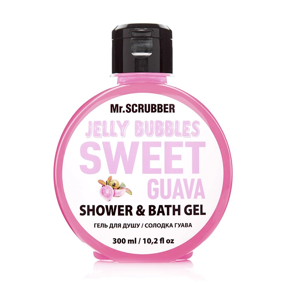 Mr.Scrubber Гель для душа Jelly Bubbles Sweet Guava для всех типов кожи, 300 мл - фото N1