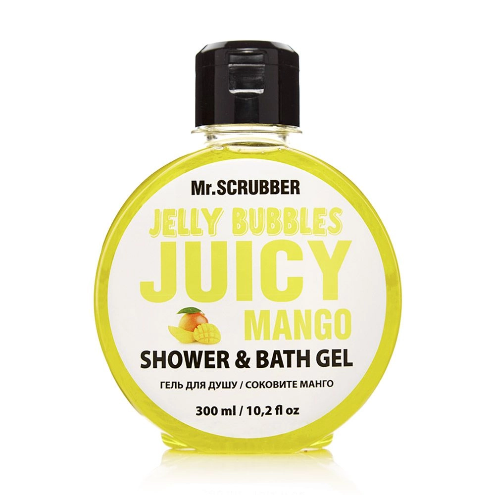 Mr.Scrubber Гель для душу Jelly Bubbles Juicy Mango для всіх типів шкіри, 300 мл - фото N1