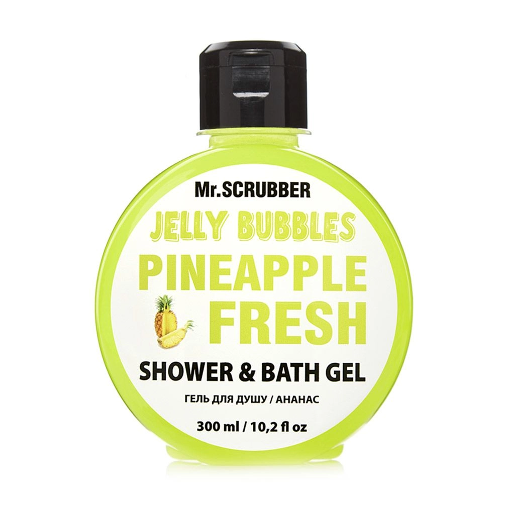 Mr.Scrubber Гель для душа Mr. Scrubber Jelly Bubbles Pineapple Fresh Ананас, 300 мл - фото N1
