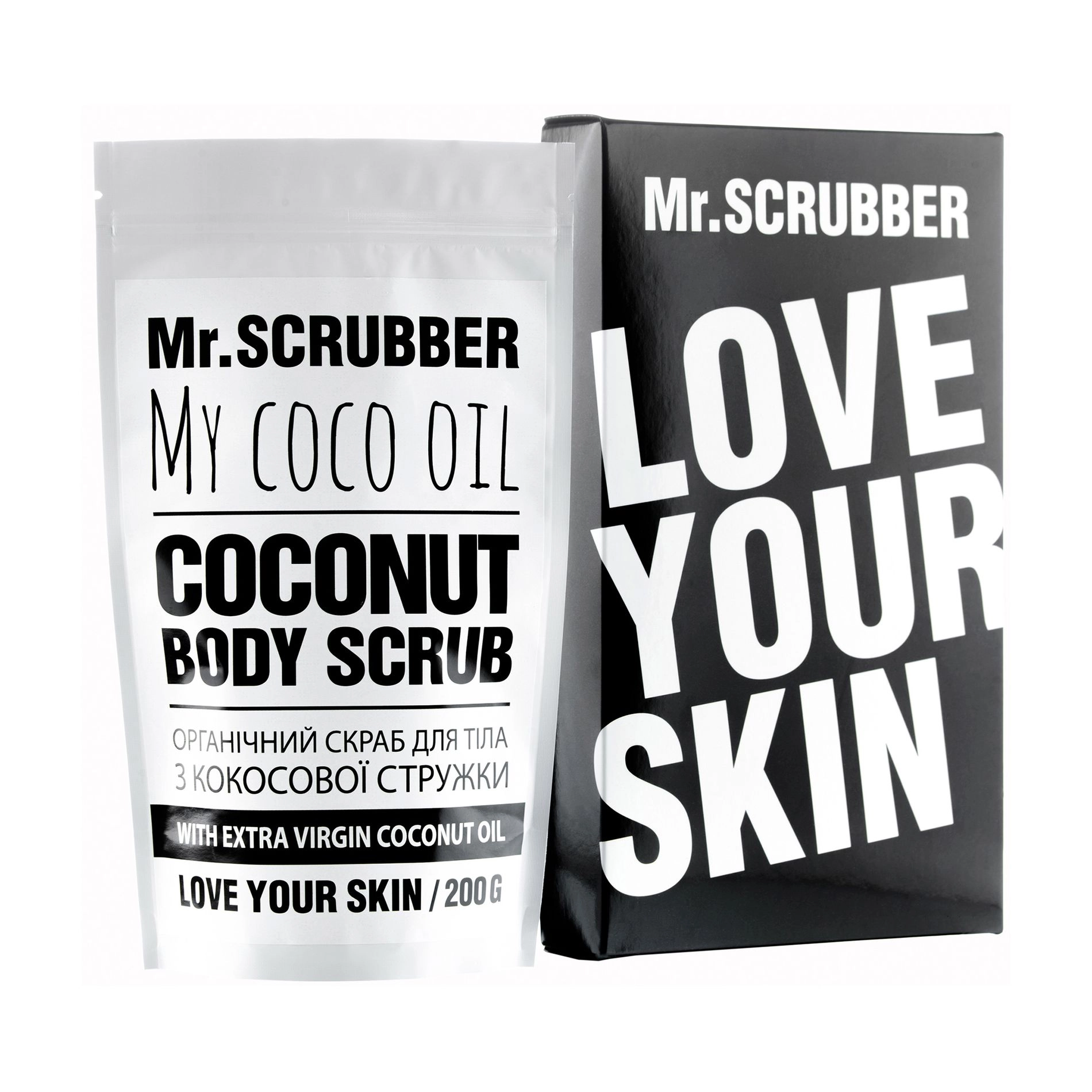 Mr.Scrubber Кокосовый скраб для тела My Coco Oil для всех типов кожи, 200 г - фото N1