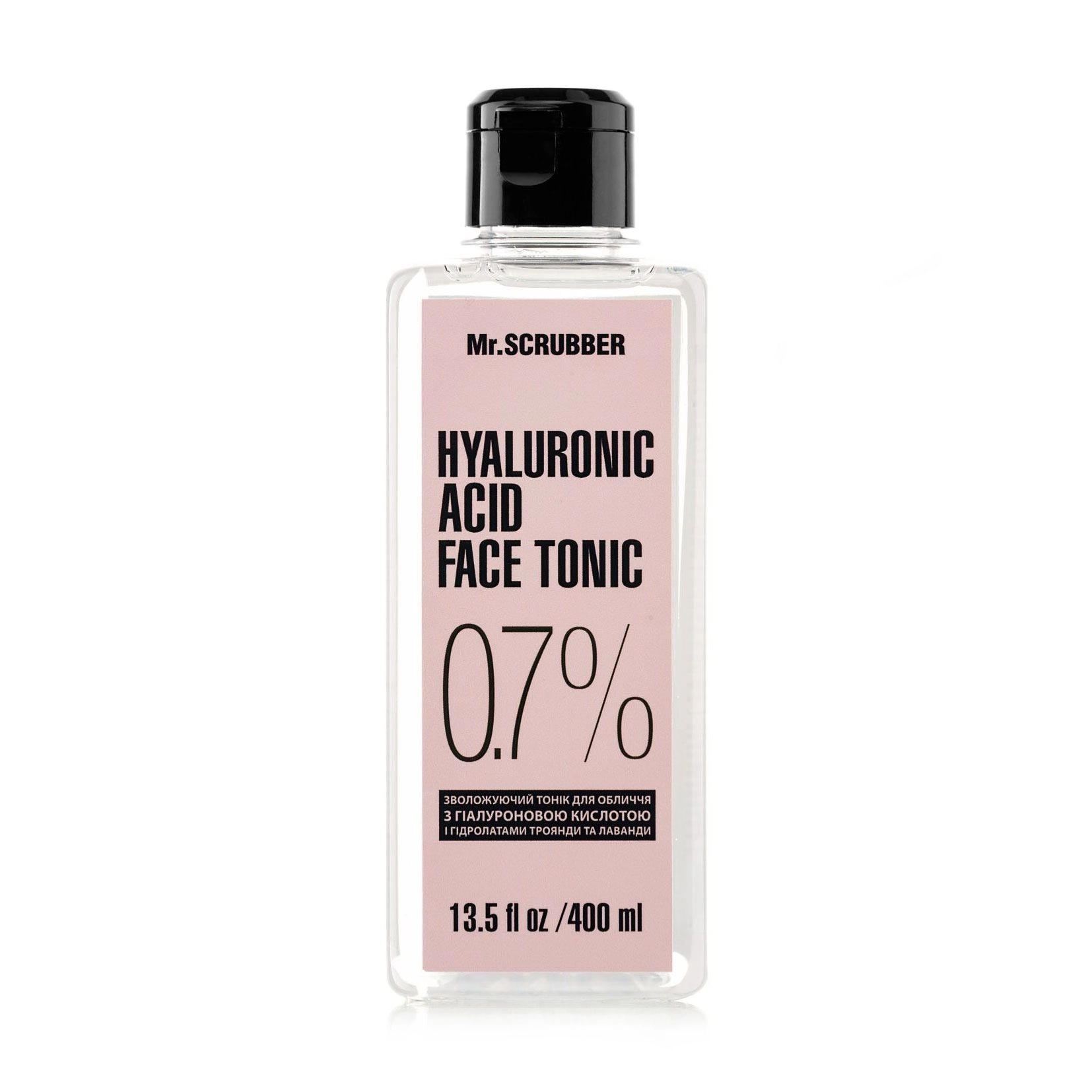 Mr.Scrubber Тонік для обличчя Hyaluronic Acid Face Tonic 0.7% з гіалуроновою кислотою, 400 мл - фото N1