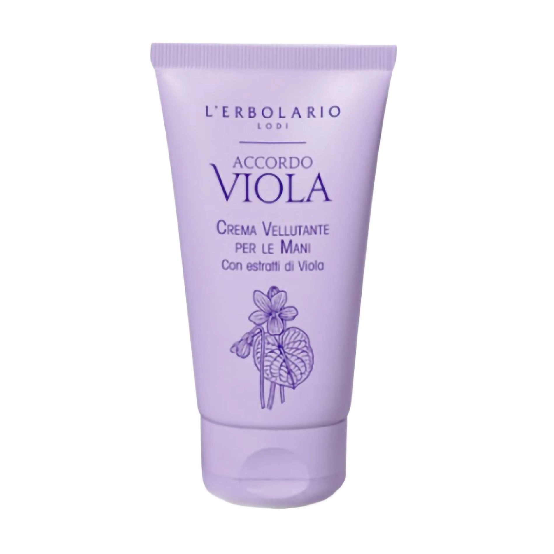 L’Erbolario Крем для рук L'Erbolario Accordo Viola Smoothing Hand Cream With Extracts Of Violet, 75 мл - фото N1