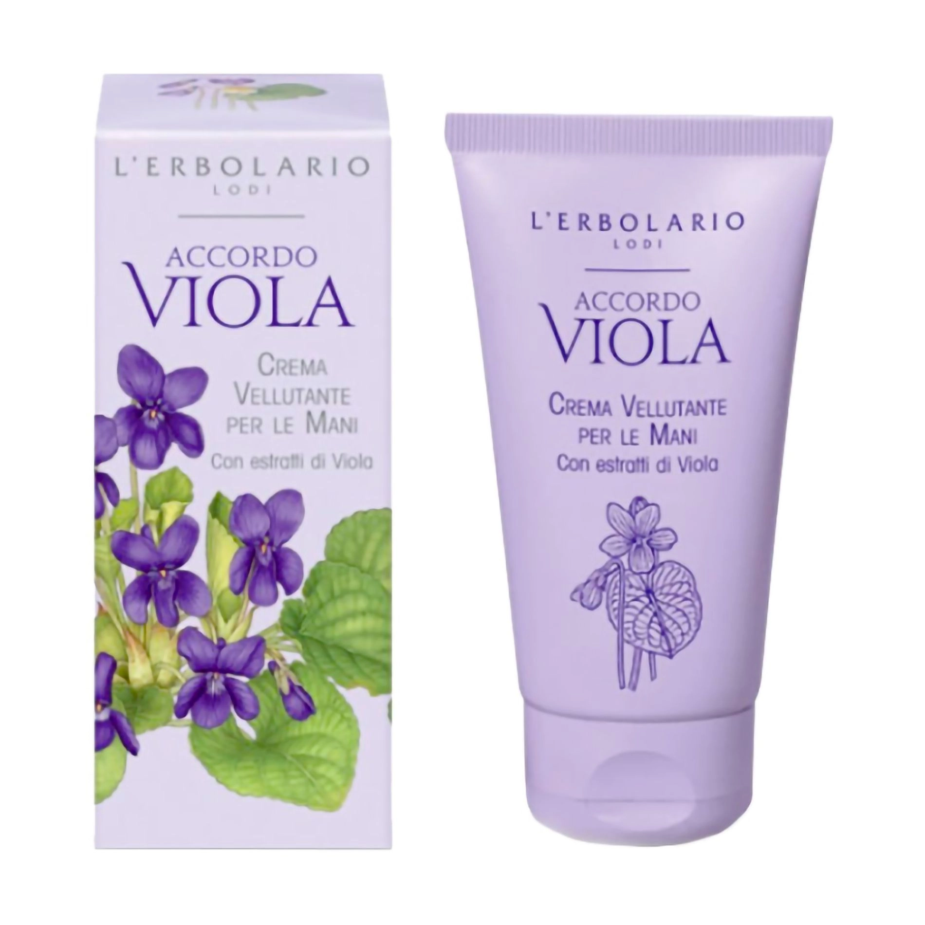 L’Erbolario Крем для рук L'Erbolario Accordo Viola Smoothing Hand Cream With Extracts Of Violet, 75 мл - фото N2