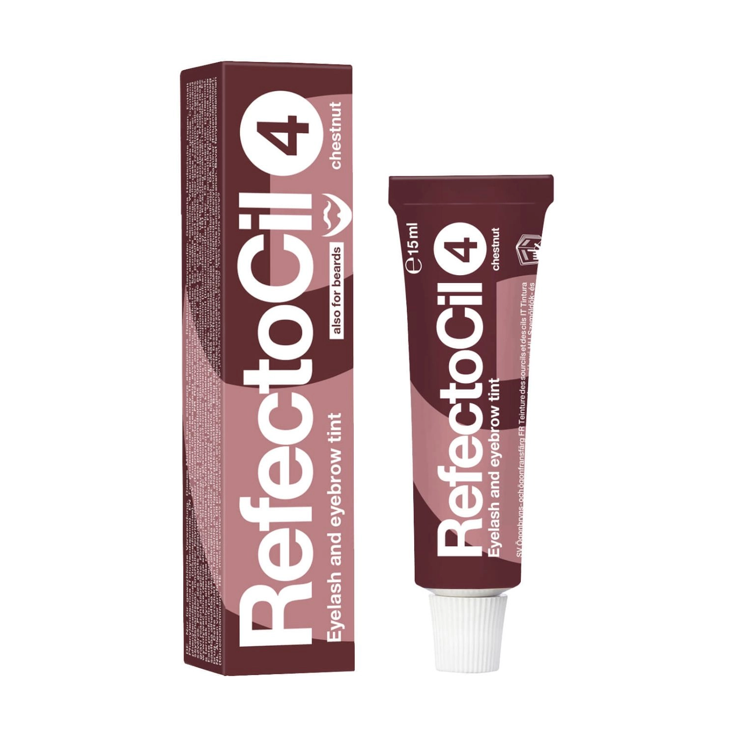 RefectoCil Фарба для брів і вій Eyelash and Eyebrow 4.0 Chestnut, 15 мл - фото N1