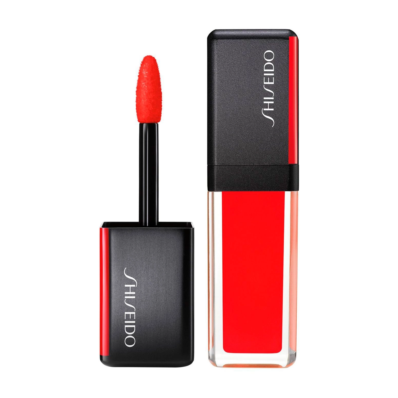 Shiseido Блиск-лак для губ Lacquer Ink Lip Shine 305 коралово-оранжевий, 6 мл - фото N1