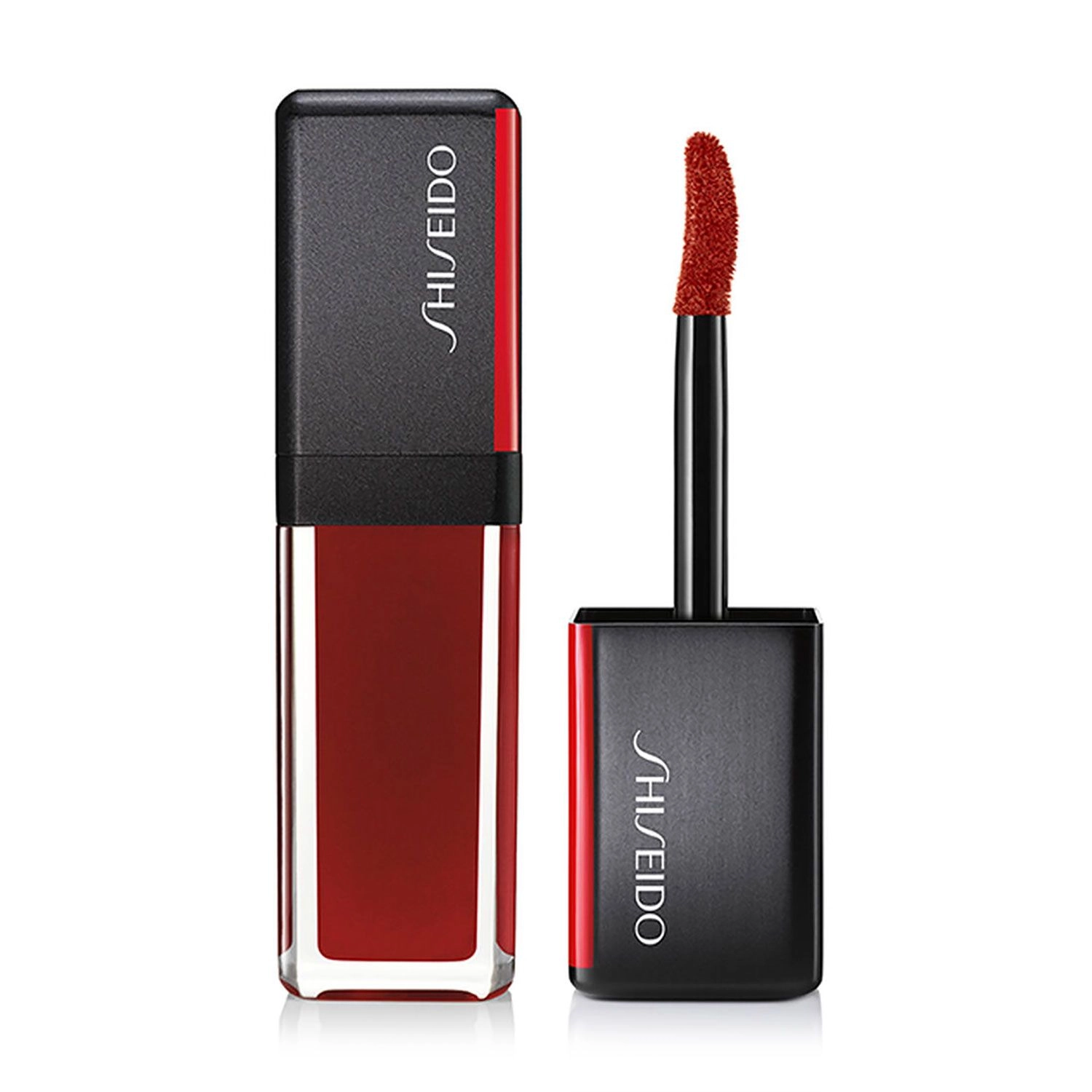 Shiseido Блиск для губ Lacquerink Lip Shine, 307 Scarlet Glare, 6 мл - фото N2