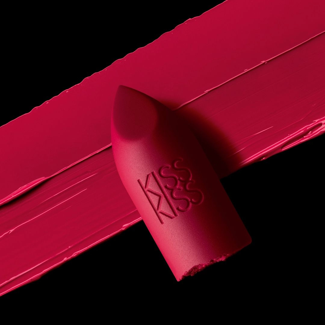 Guerlain Зволожувальна матова помада для губ KissKiss Matte Hydrating & Plumping Velvet Matte Lip Colour, M376 Daring Pink, 3.5 г - фото N2