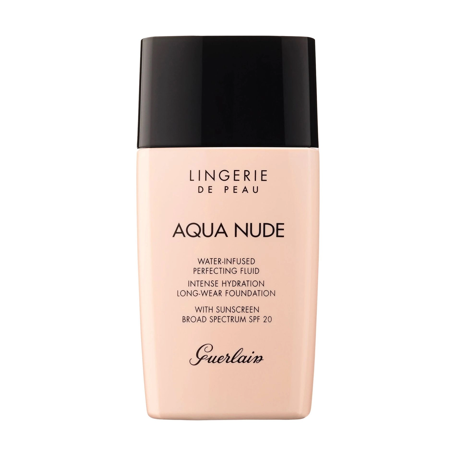 Guerlain Увлажняющий тональный флюид для лица Lingerie de Peau Aqua Nude SPF20 01N Very Light, 30 мл - фото N1