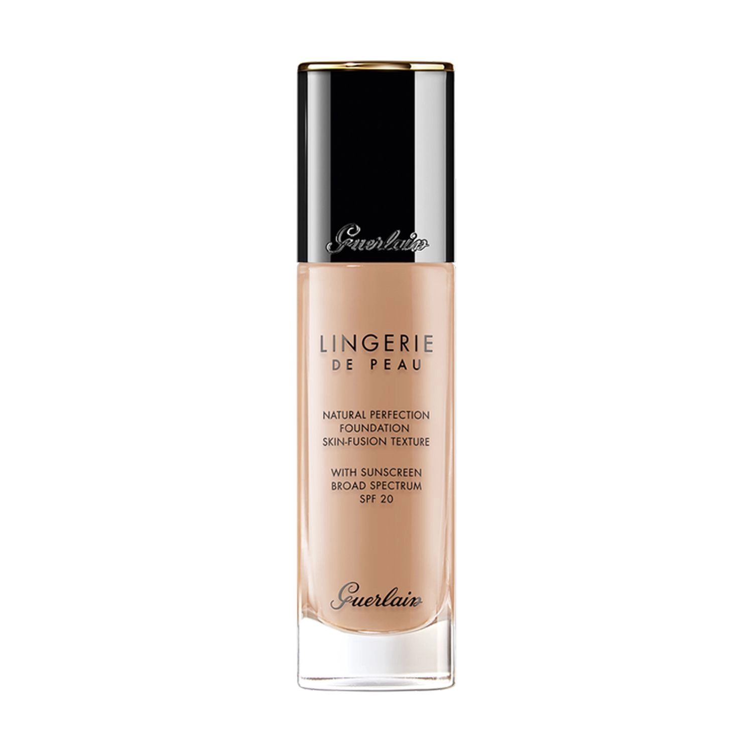 Guerlain Тональная основа для лица Lingerie de Peau Natural Perfection Foundation Skin-Fusion Texture SPF 20, 30 мл - фото N1