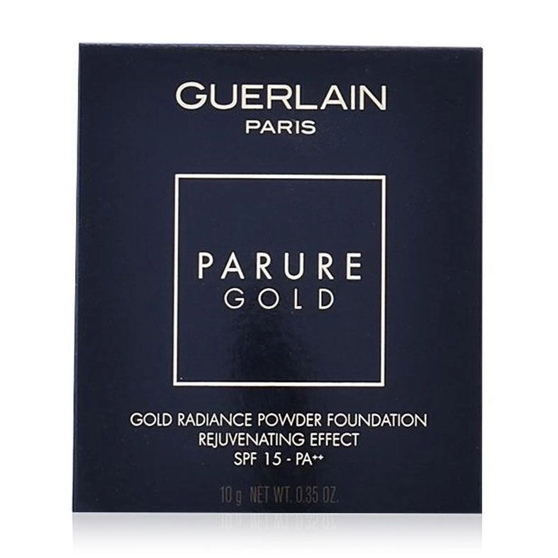 Guerlain Пудра тональная компактная для лица Parure Gold Compact Powder Foundation Refill SPF15 PA++ 04 Beige Moyen, 10 г (запасной блок) - фото N2