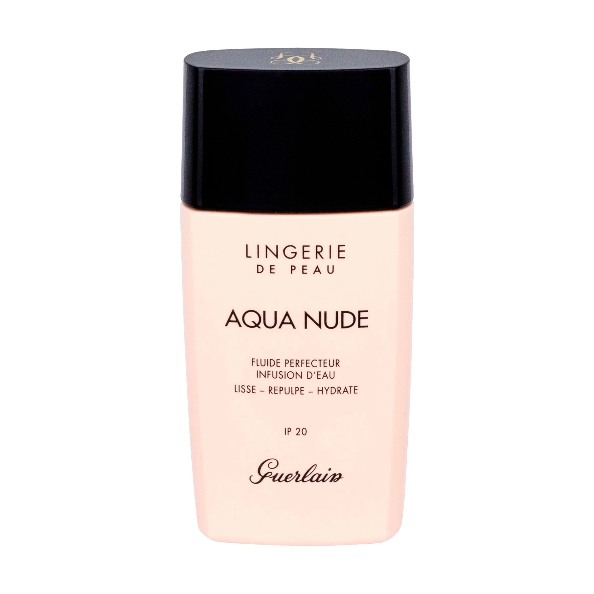 Guerlain Зволожувальний тональний флюїд для обличчя Lingerie de Peau Aqua Nude SPF20 02N Clair, 30 мл - фото N1