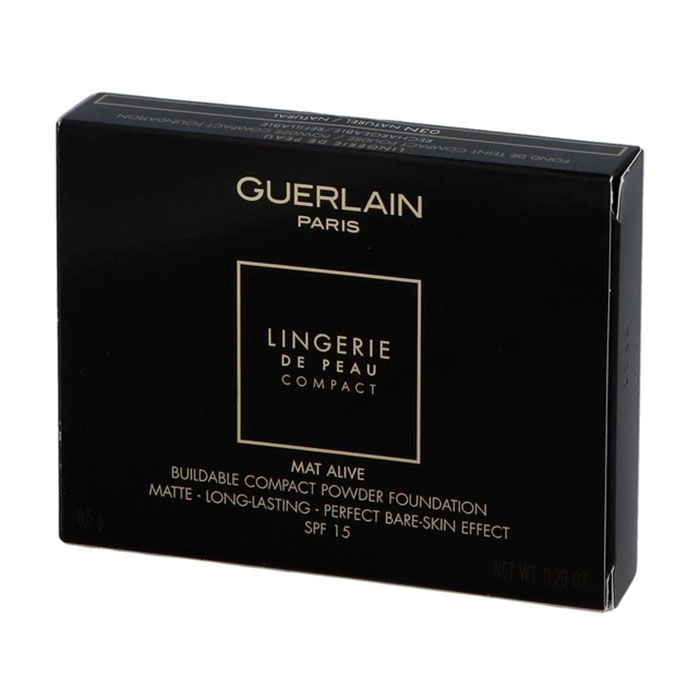 Guerlain Пудра тональная компактная для лица Lingerie De Peau Compact Mat Alive Powder 02C Clair Rose, 8.5 г - фото N3