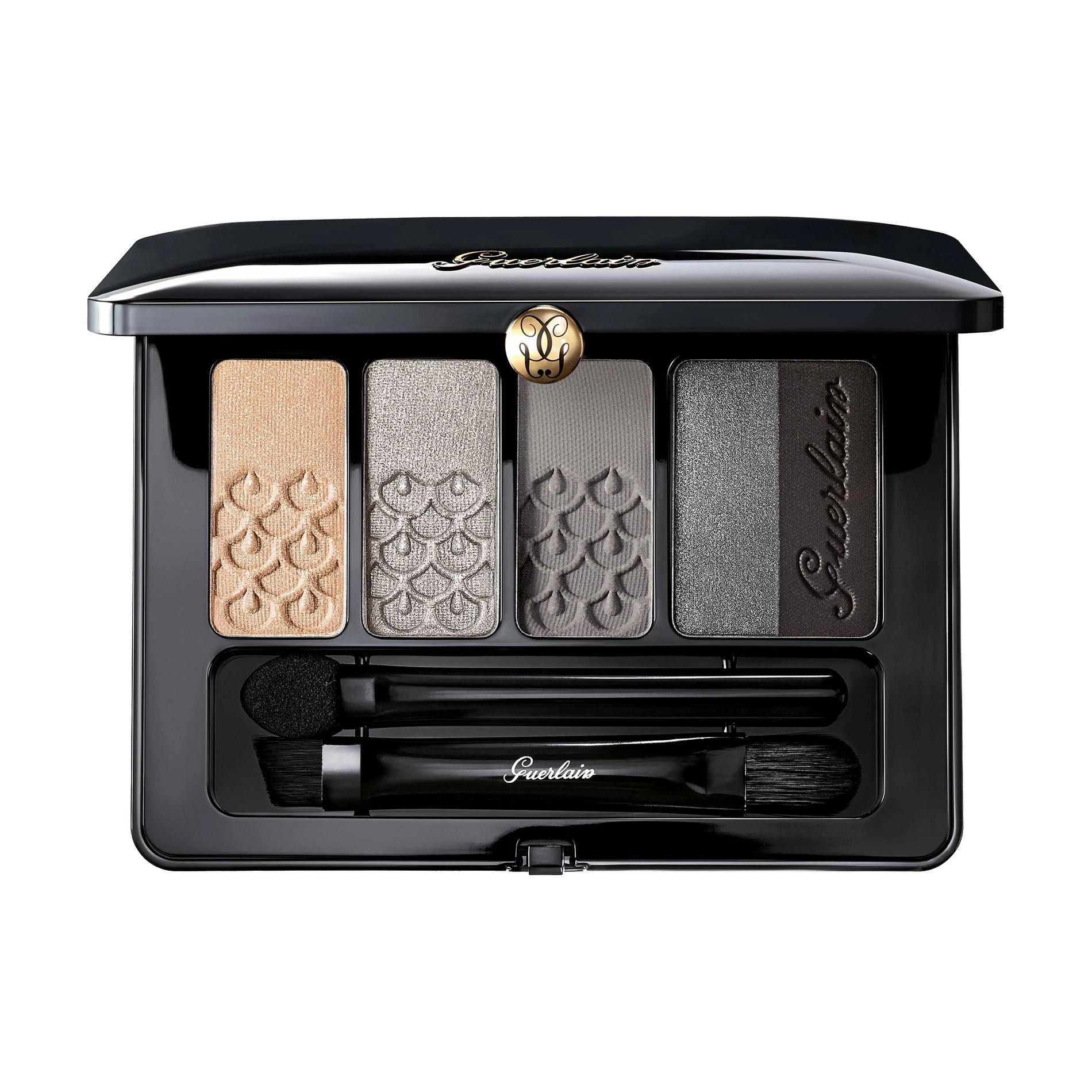 Guerlain Палетка тіней для повік Palette 5 Couleurs 04 L'Heure de Nuit, 6 г - фото N1