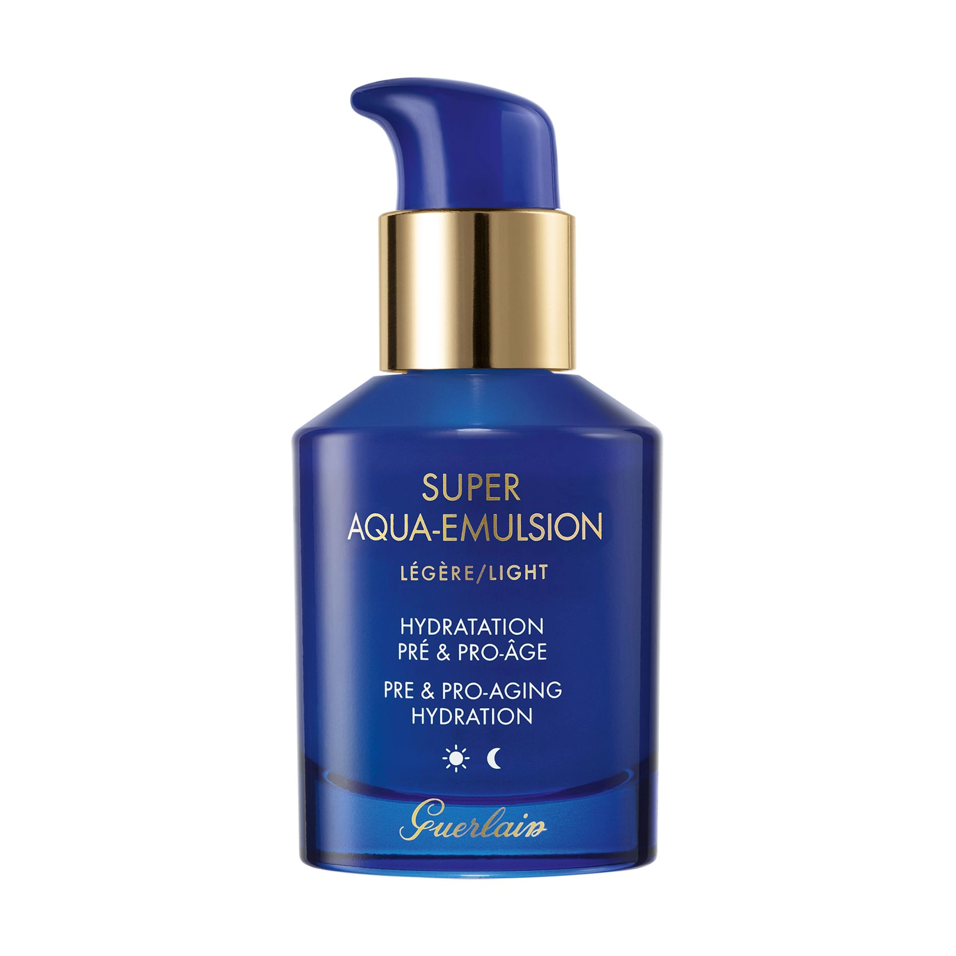 Guerlain Легкая антивозрастная эмульсия для лица Guerlain Super Aqua-Emulsion Light Pre & Pro-Age Hydration, 50 мл - фото N1