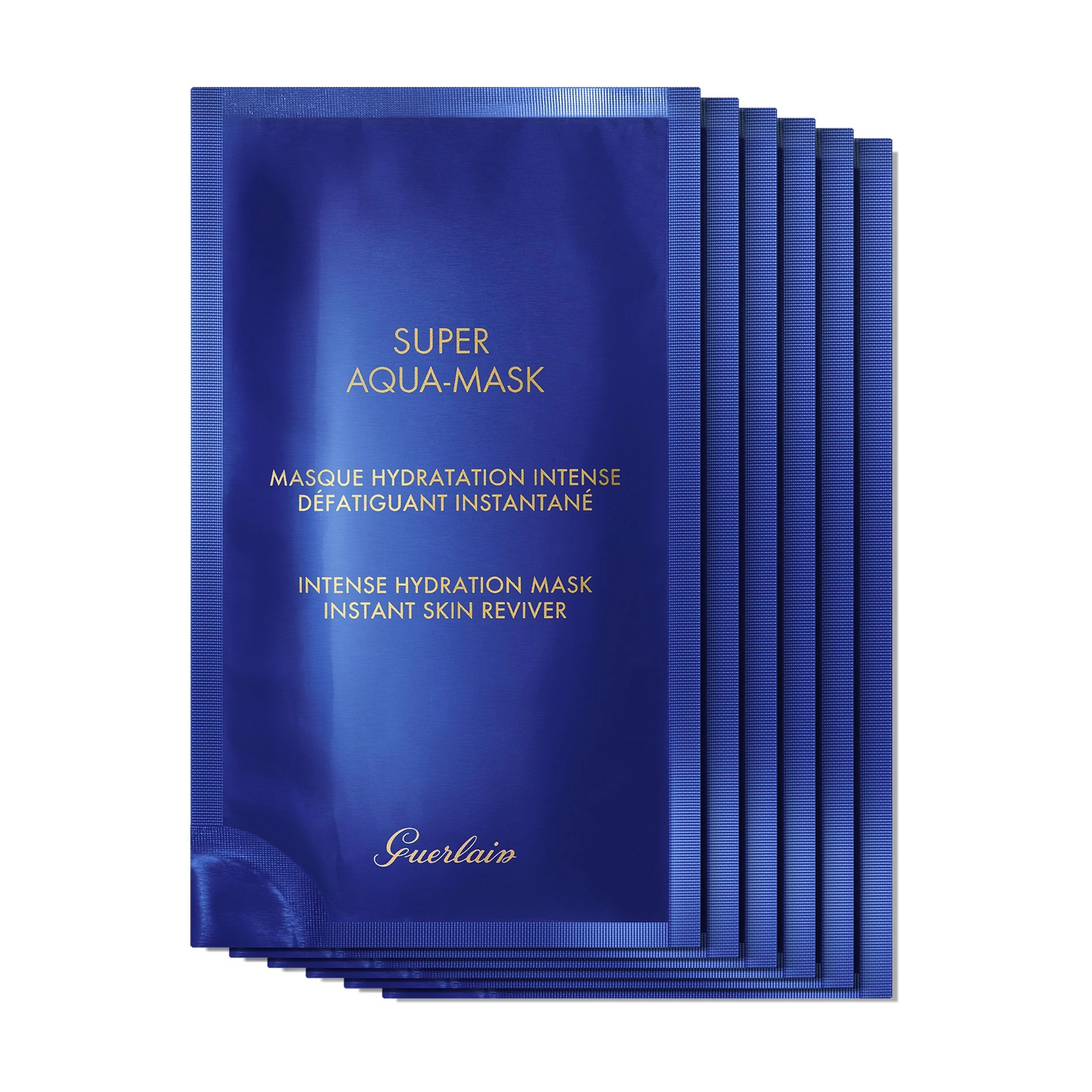 Guerlain Интенсивная увлажняющая тканевая маска для лица Super Aqua-Mask Instant Skin Reviver, 6*30 мл - фото N2