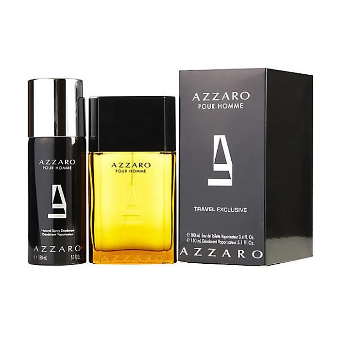 Azzaro Парфумований набір чоловічий Pour Homme (туалетна вода, 100 мл + дезодорант-спрей, 150 мл) - фото N1