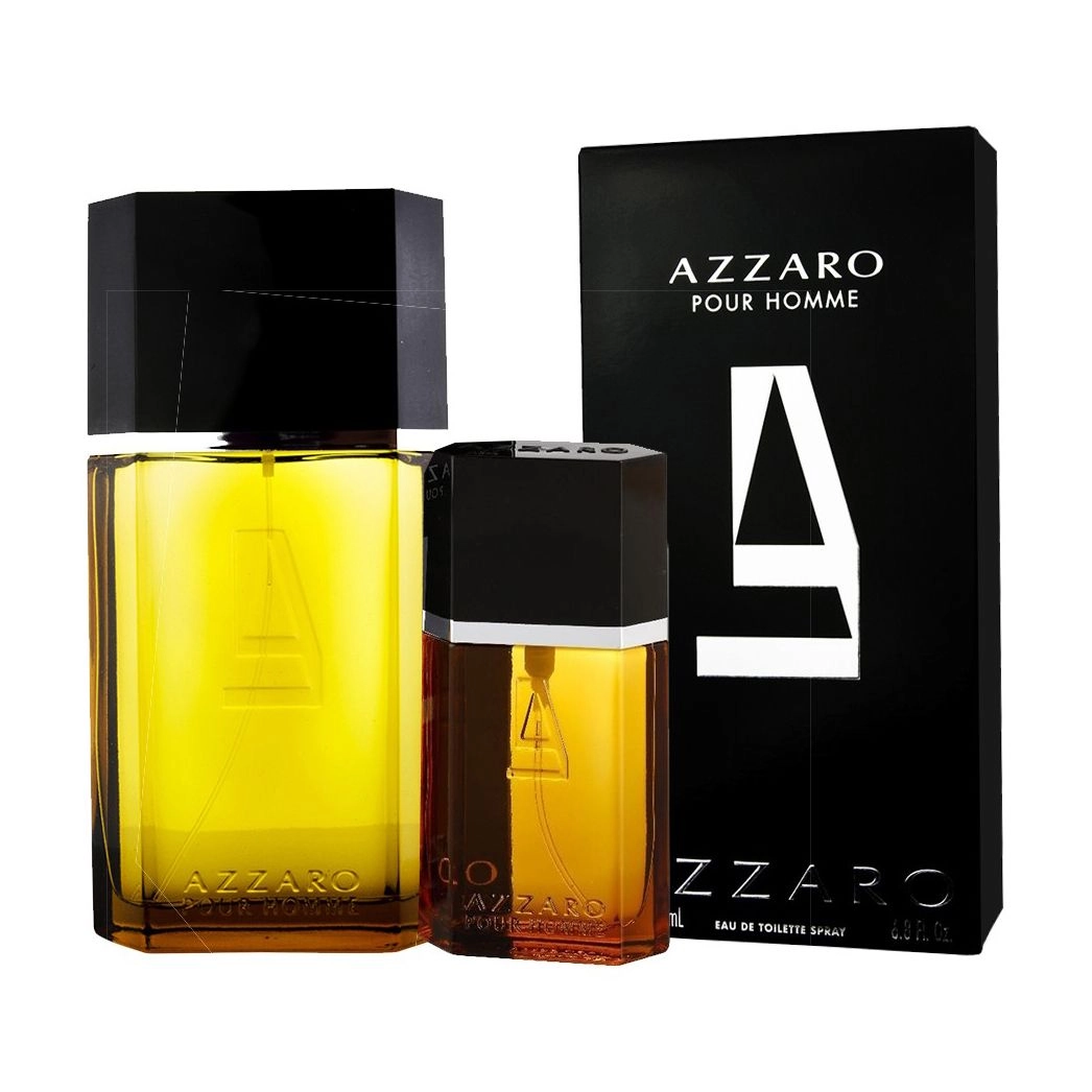 Azzaro Парфюмированный набор мужской Pour Homme (туалетная вода, 200 мл + туалетная вода, 30 мл) - фото N1