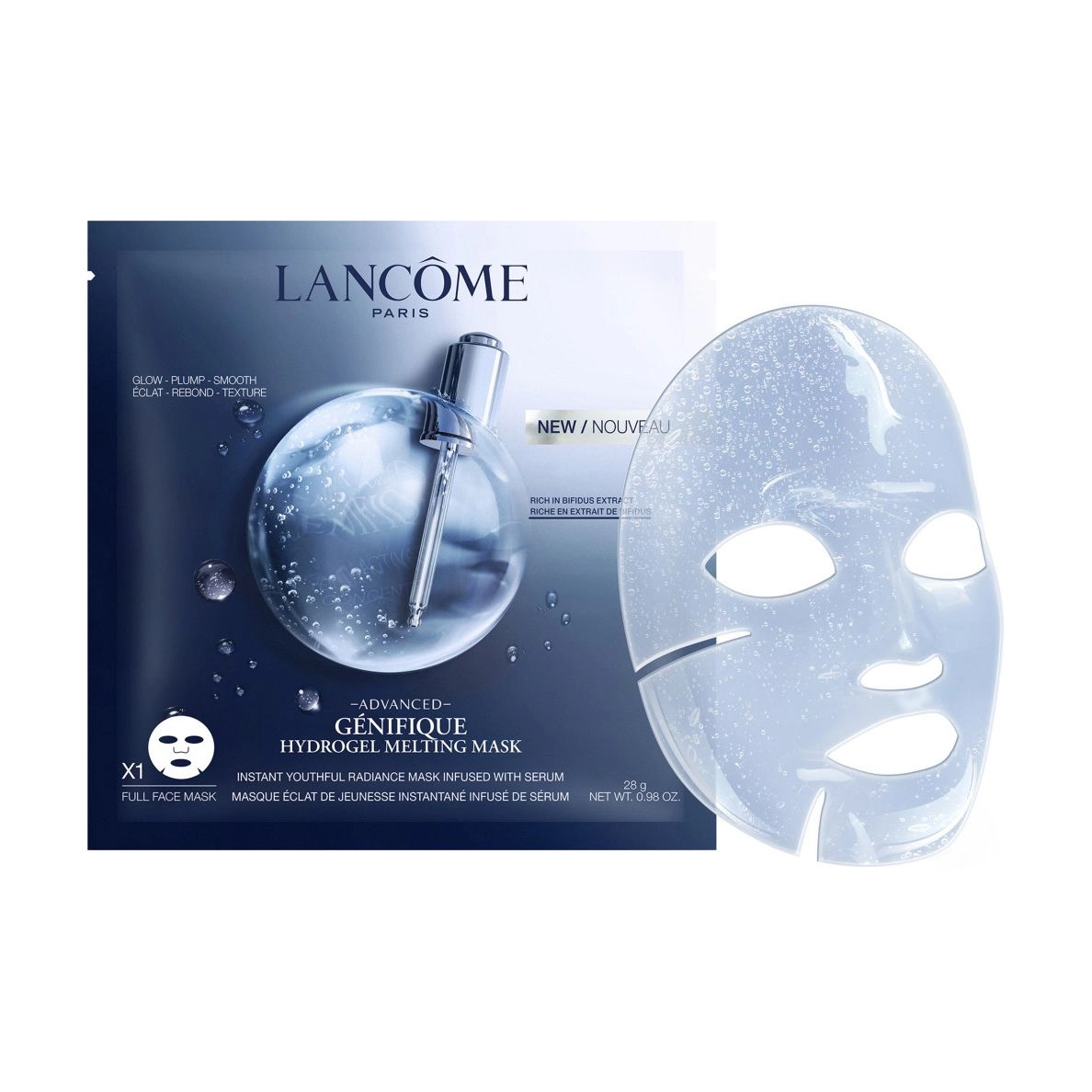 Lancome Гідрогелева маска для обличчя Genifique Hydrogel Melting Mask, 28 г - фото N2