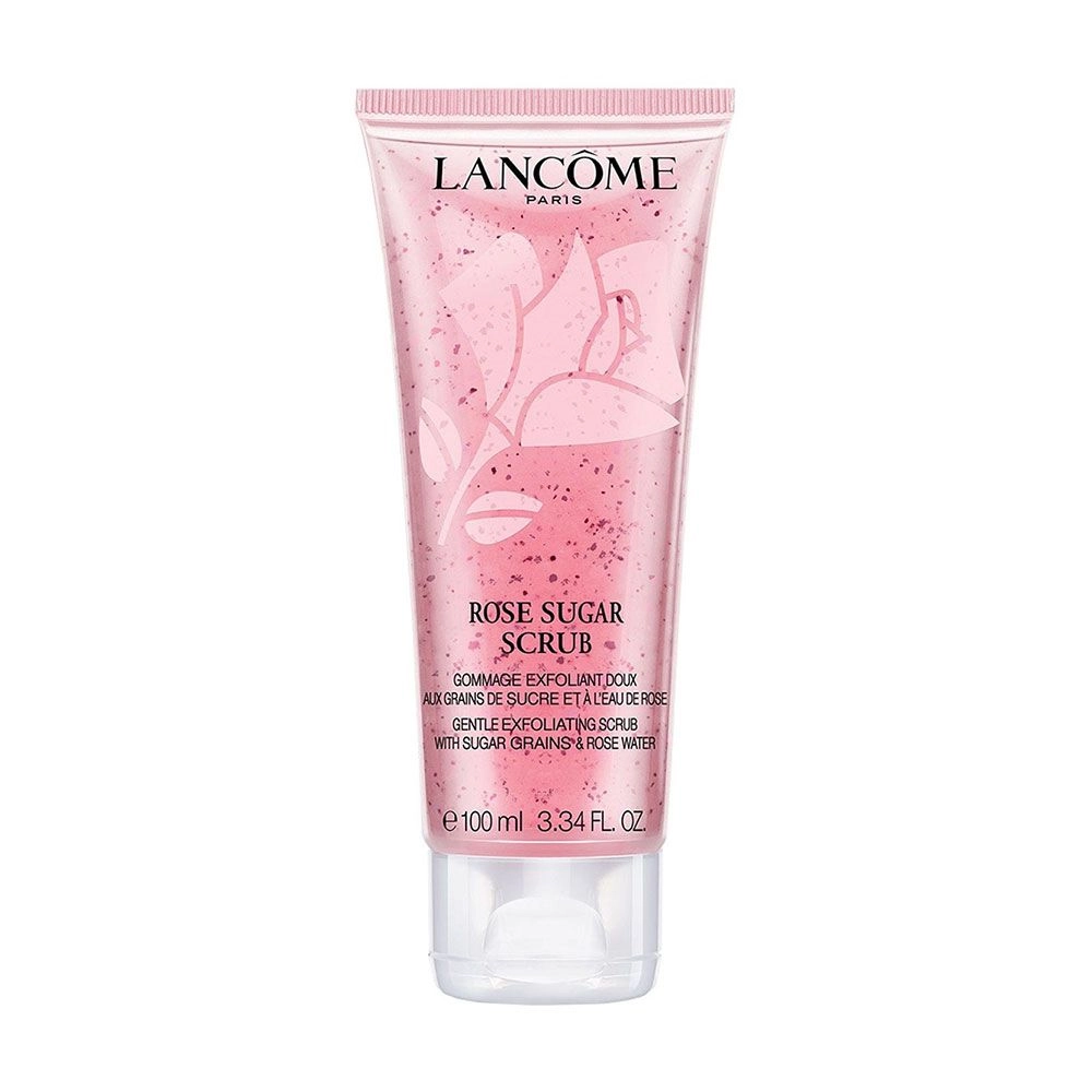 Lancome Ніжний скраб для обличчя Rose Sugar Scrub з гранулами цукру та трояндовою водою, 100 мл - фото N1