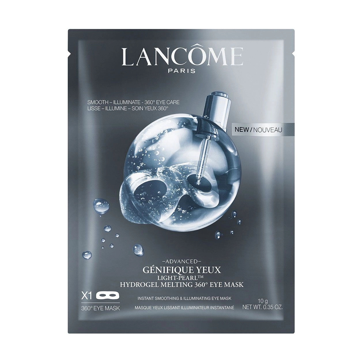 Lancome Гидрогелевая маска для кожи вокруг глаз Advanced Genifique Yeux Light-Pearl Eye Mask, 10 г - фото N1