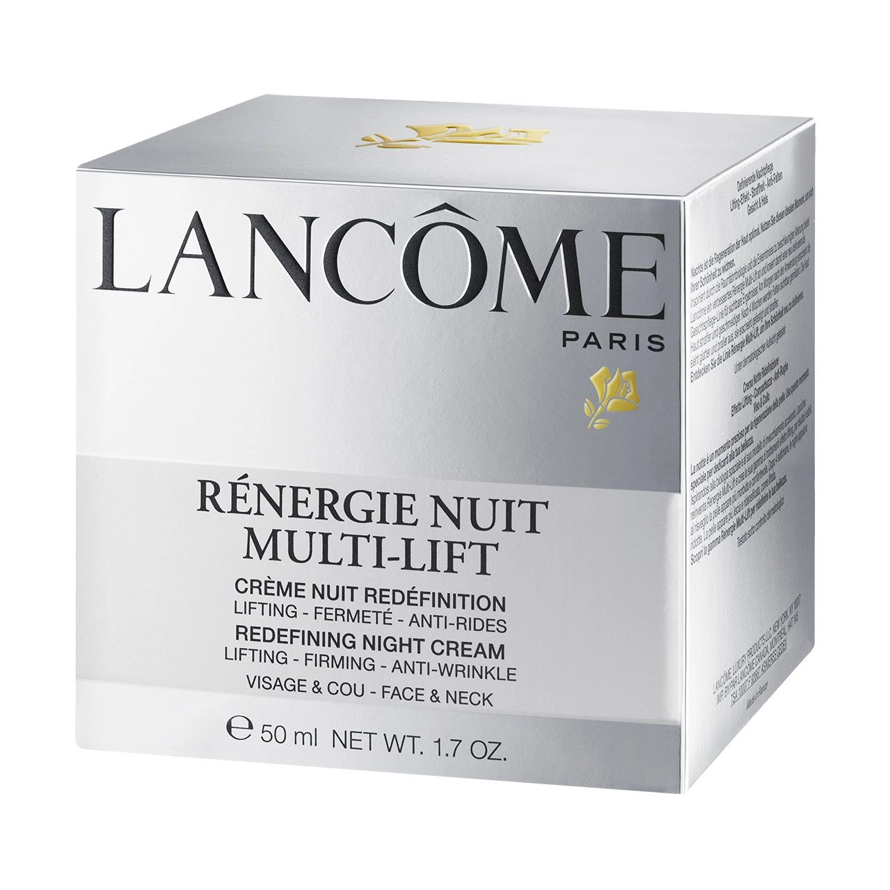 Lancome Ночной антивозрастной крем для лица Renergie Multi-Lift Night Cream с эффектом лифтинга, 50 мл - фото N2