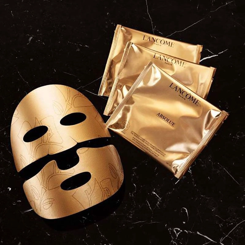 Lancome Відновлювальна тканинна маска для обличчя Absolue Precious Cells Golden Mask, 5*15 г - фото N6