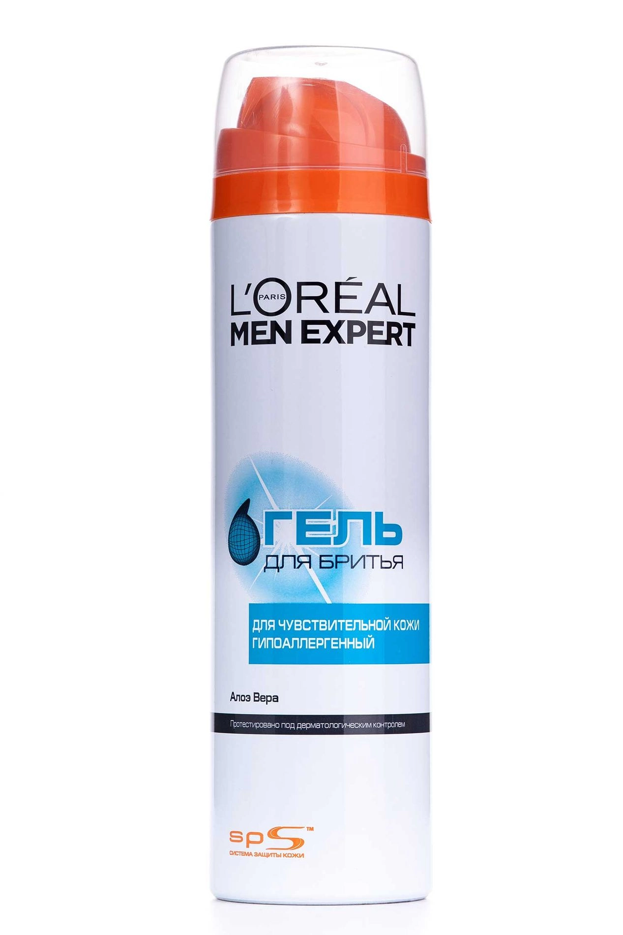 L’Oreal Paris Гель для гоління L'oreal Men Expert чоловічий Сенсетив, 200мл - фото N1